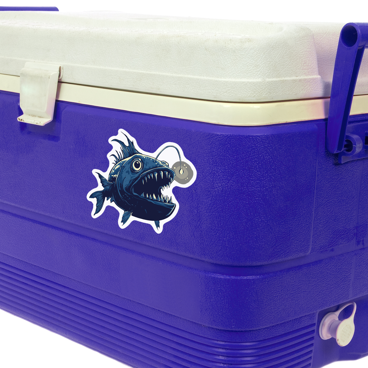 4" Deep Sea Anglerfish Sticker - Deep Sea Angler Fish Decal Stickers