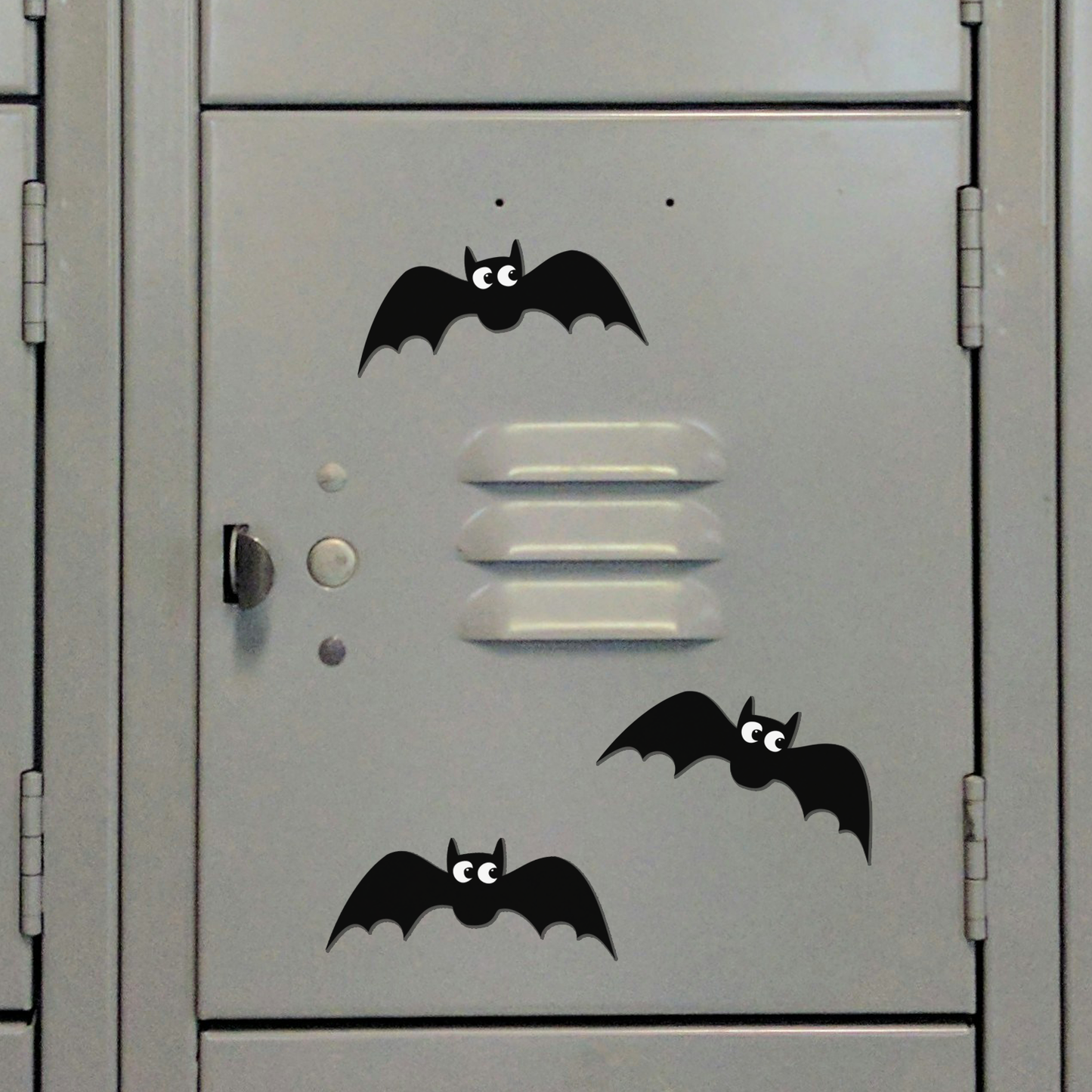 Flying Bats Magnet 3 Pack - 3" Halloween Spooky Black Bat Gothic Vinyl Fridge Magnets Indoor Outdoor Bundle