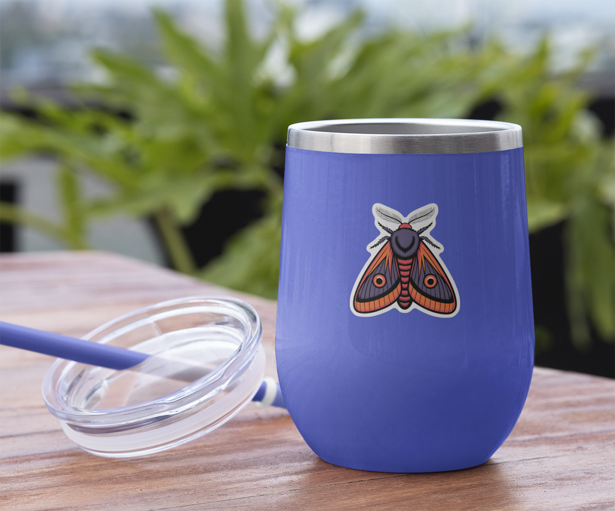 Small 2" Moth Sticker Bundle - Waterproof, Fade-Resistant Decal Stickers Moths Insect Bug