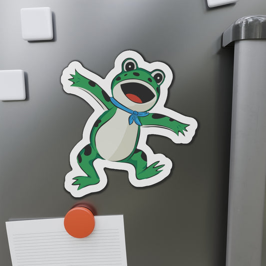Activist Frogs Magnet, Inflatable Frog Blow-Up Costume Magnets, Political Humor, Funny Leftist Liberal Anti-Fascist Fridge Car