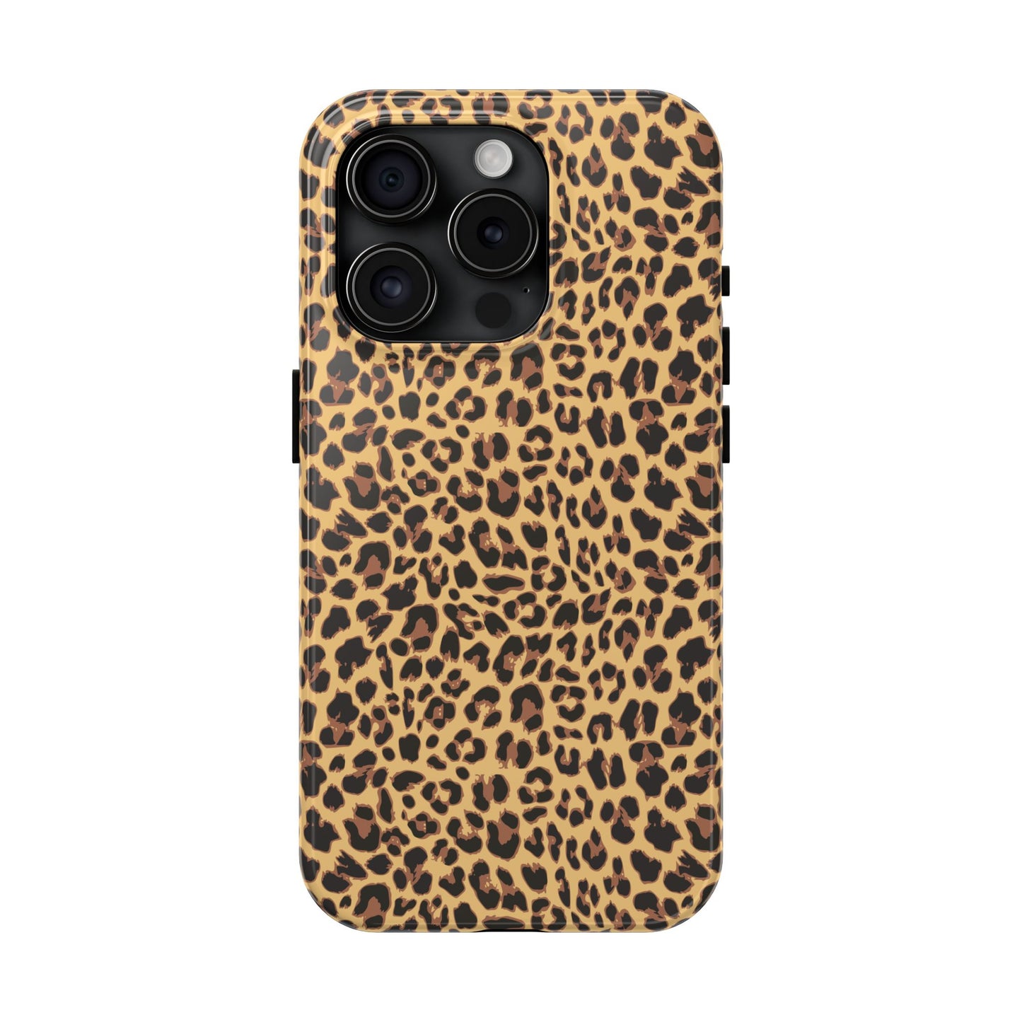 Leopard Print Cell Phone Case, Tough Phone Cases, Safari Cheetah Animal Print Pattern