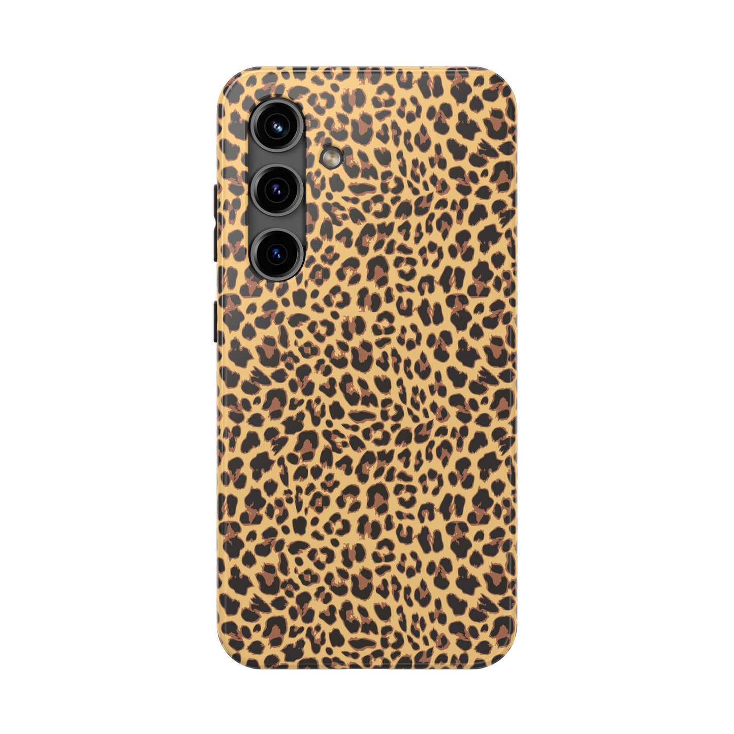 Leopard Print Cell Phone Case, Tough Phone Cases, Safari Cheetah Animal Print Pattern
