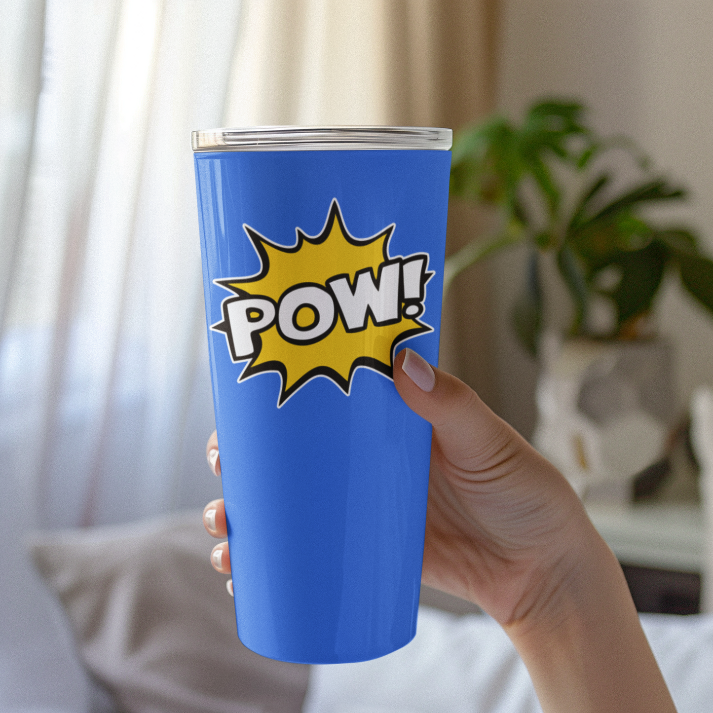 3" Pow! Comic Book Super Hero Sticker - Waterproof, Fade-Resistant Decal Stickers