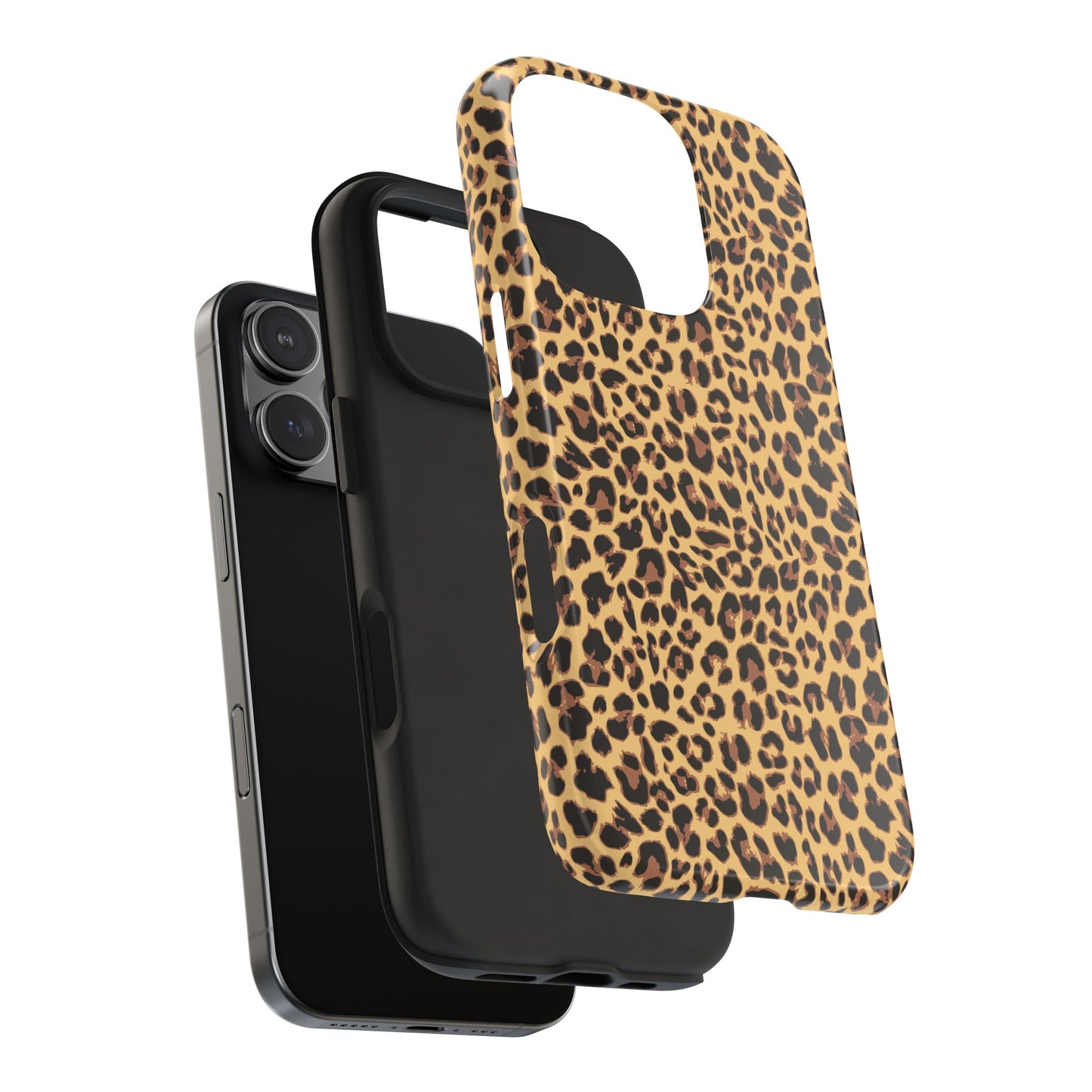 Leopard Print Cell Phone Case, Tough Phone Cases, Safari Cheetah Animal Print Pattern