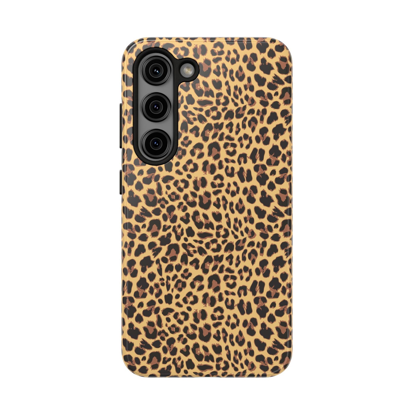 Leopard Print Cell Phone Case, Tough Phone Cases, Safari Cheetah Animal Print Pattern