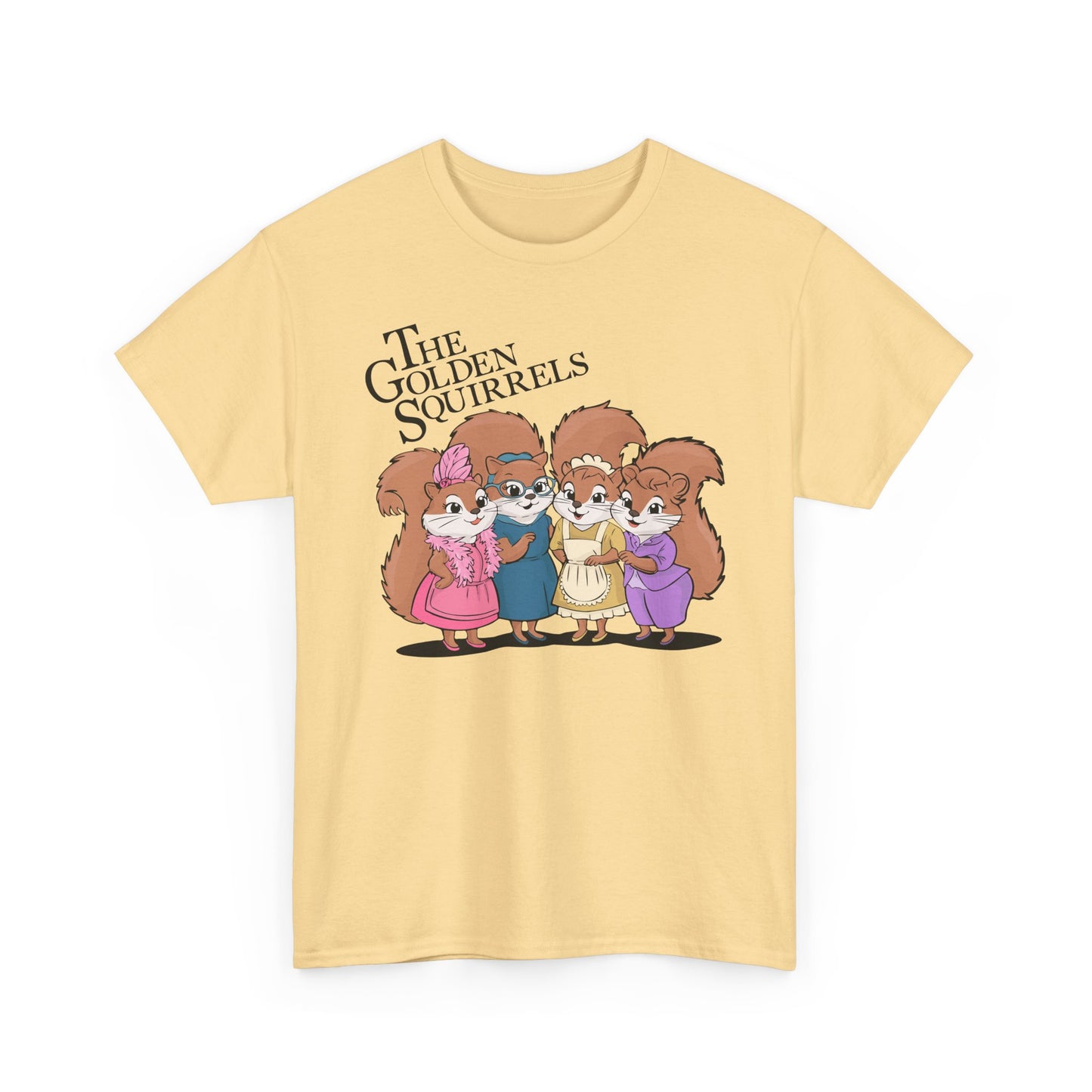 The Golden Squirrels T-shirt Unisex Heavy Cotton Tee Womens Golden Girls Funny Squirrel Shirt