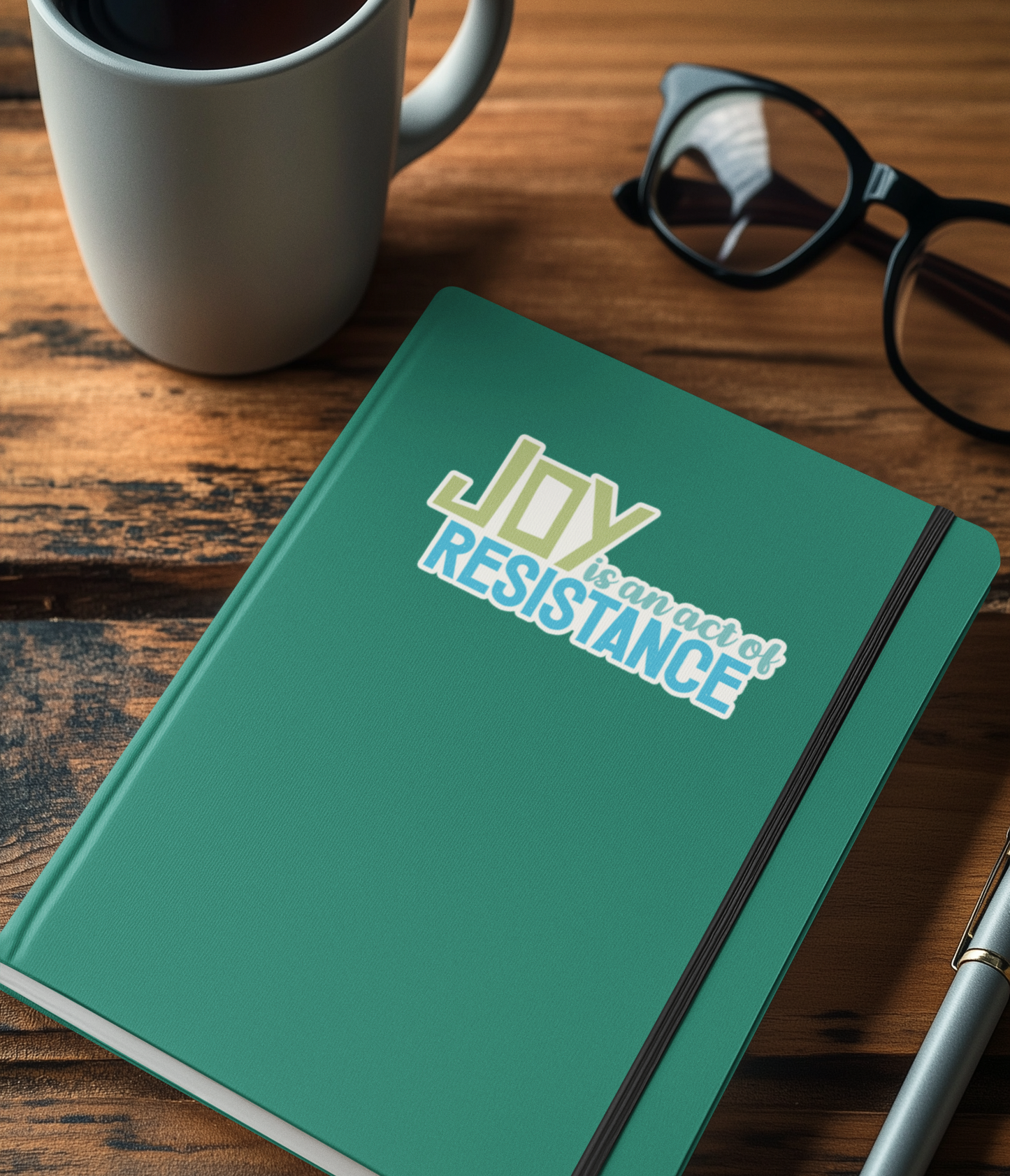 4" Joy Is An Act Of Resistance Vinyl Sticker - Decals for Equal Rights, Activism, Protests, & Revolution Waterproof Outdoor Stickers