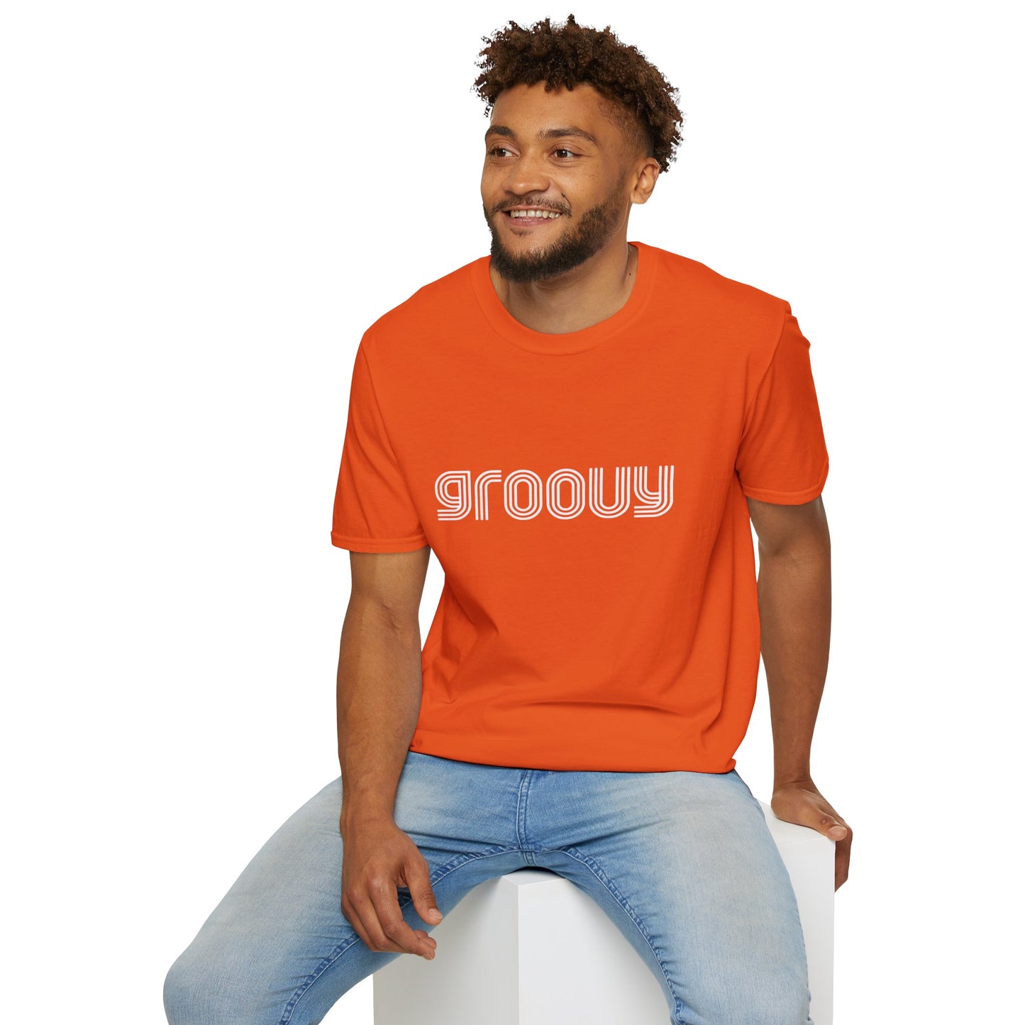 Groovy Soft T-shirt Unisex Softstyle Tee Mens Womens