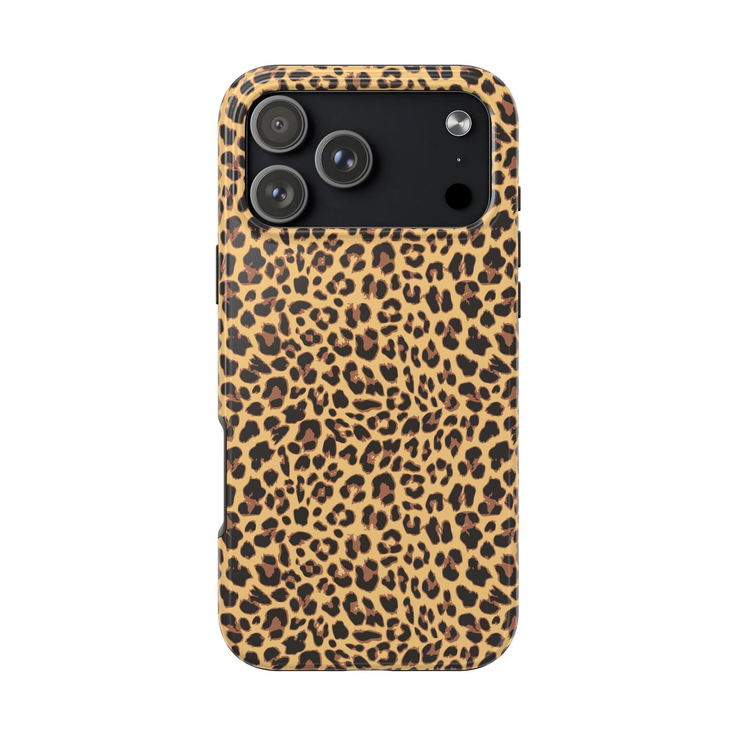 Leopard Print Cell Phone Case, Tough Phone Cases, Safari Cheetah Animal Print Pattern