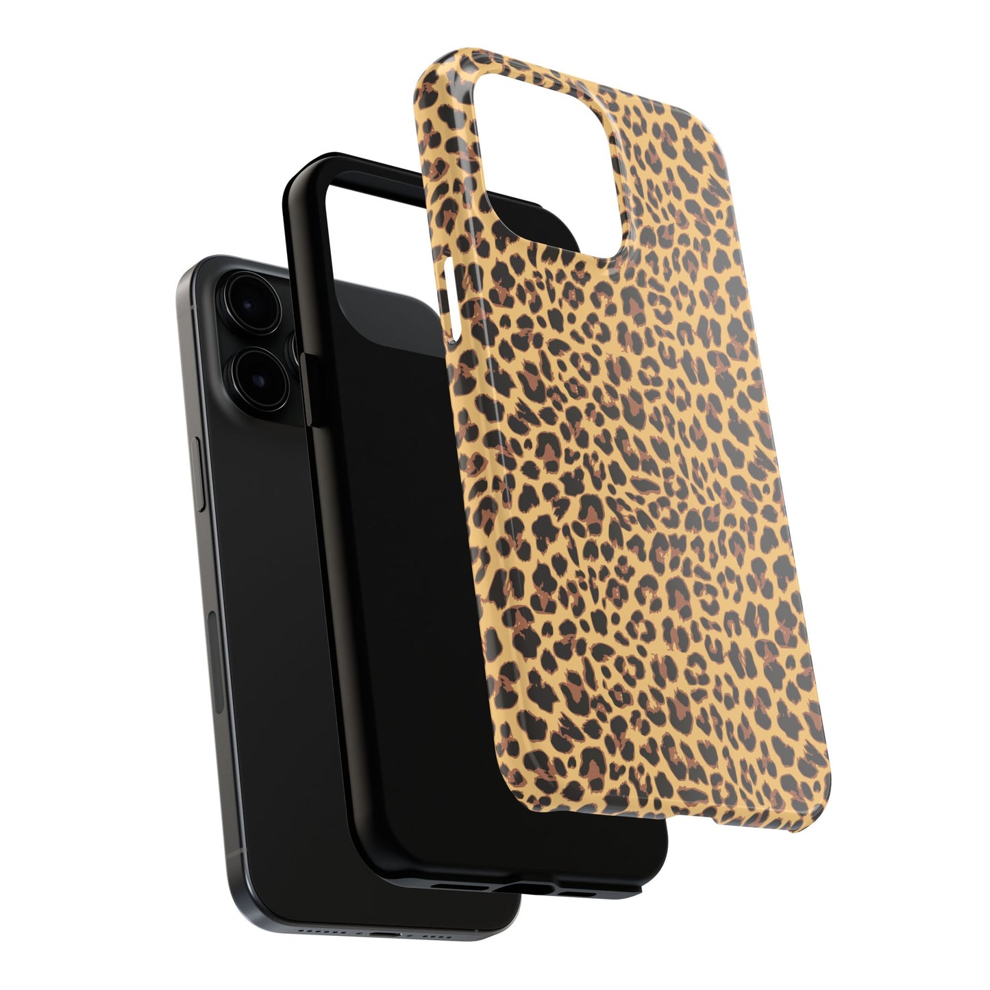 Leopard Print Cell Phone Case, Tough Phone Cases, Safari Cheetah Animal Print Pattern