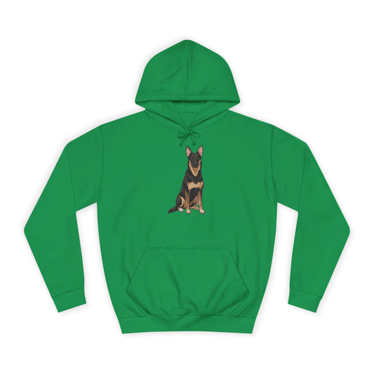 Buddy German Shepherd Dog Unisex Hoodie Pullover Hooded Sweatshirt, Dog Lover Gift, Pet Owner Clothing, Cozy Winter Apparel