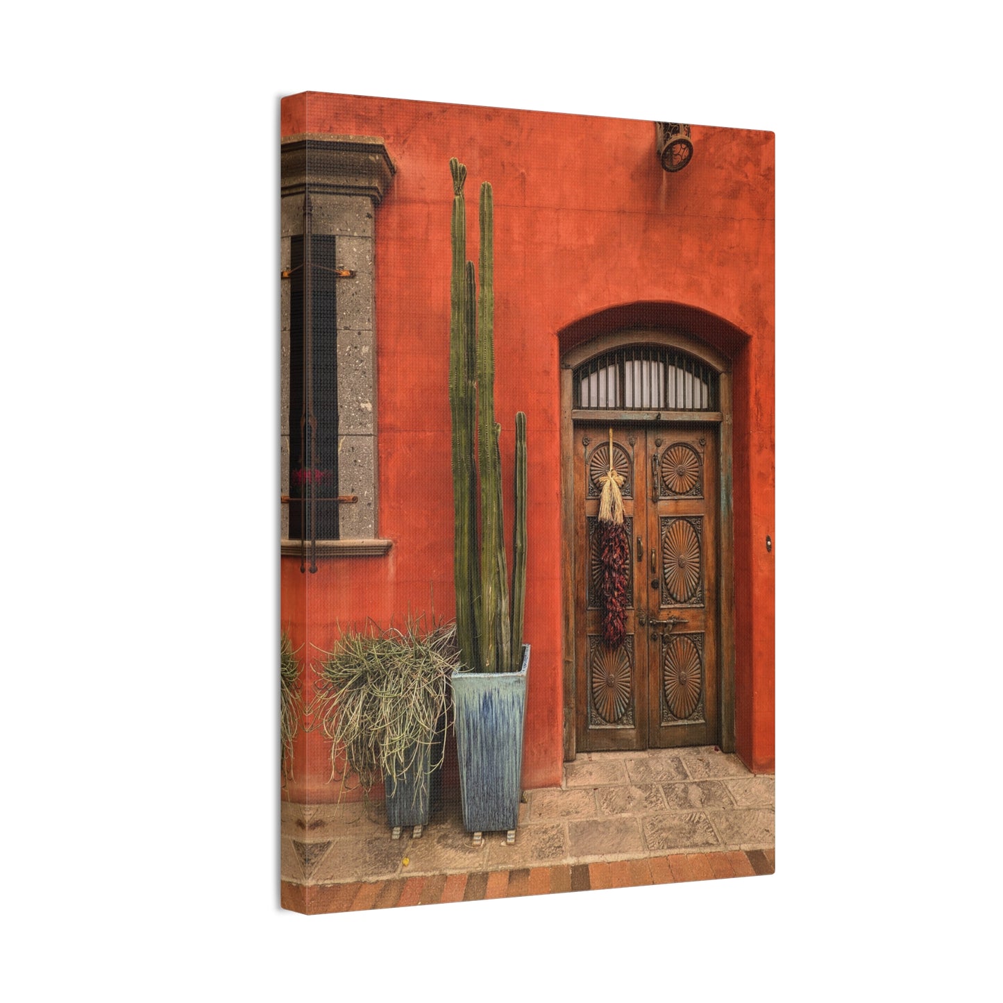 Colors of Tucson Arizona Photography Print Stretched Canvas - Southwest Wall Art Photography Home Decor Canvas Print