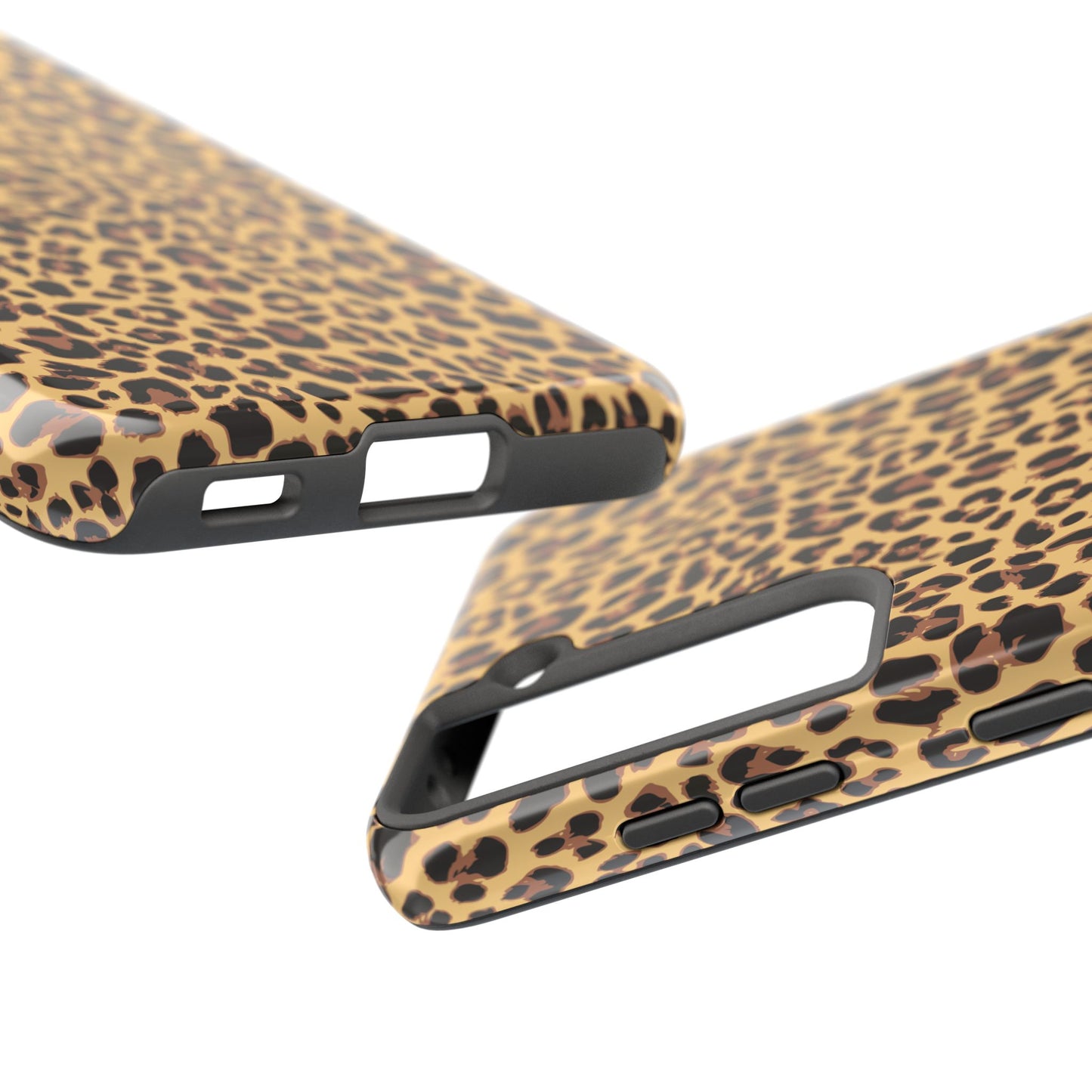 Leopard Print Cell Phone Case, Tough Phone Cases, Safari Cheetah Animal Print Pattern