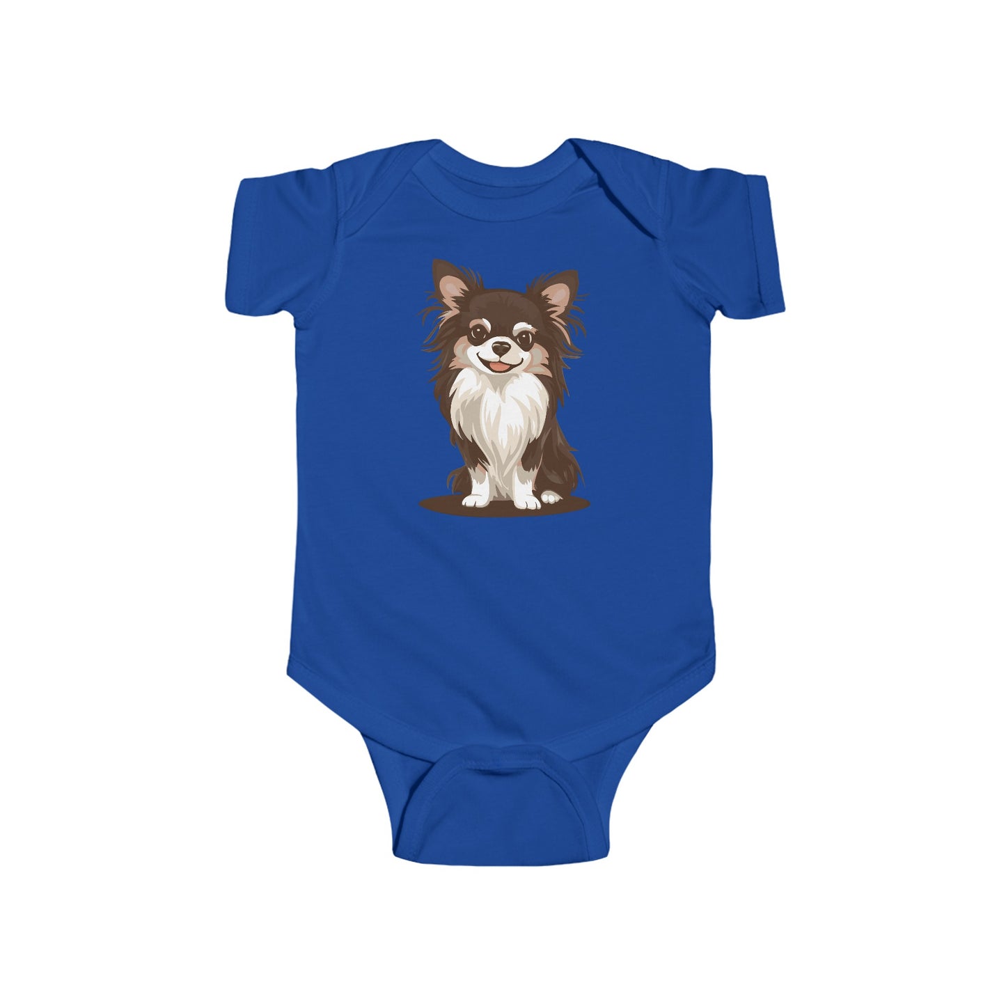 Long Haired Chihuahua Dog Pet - Baby One PieceInfant Fine Jersey Bodysuit Boys Girls Unisex