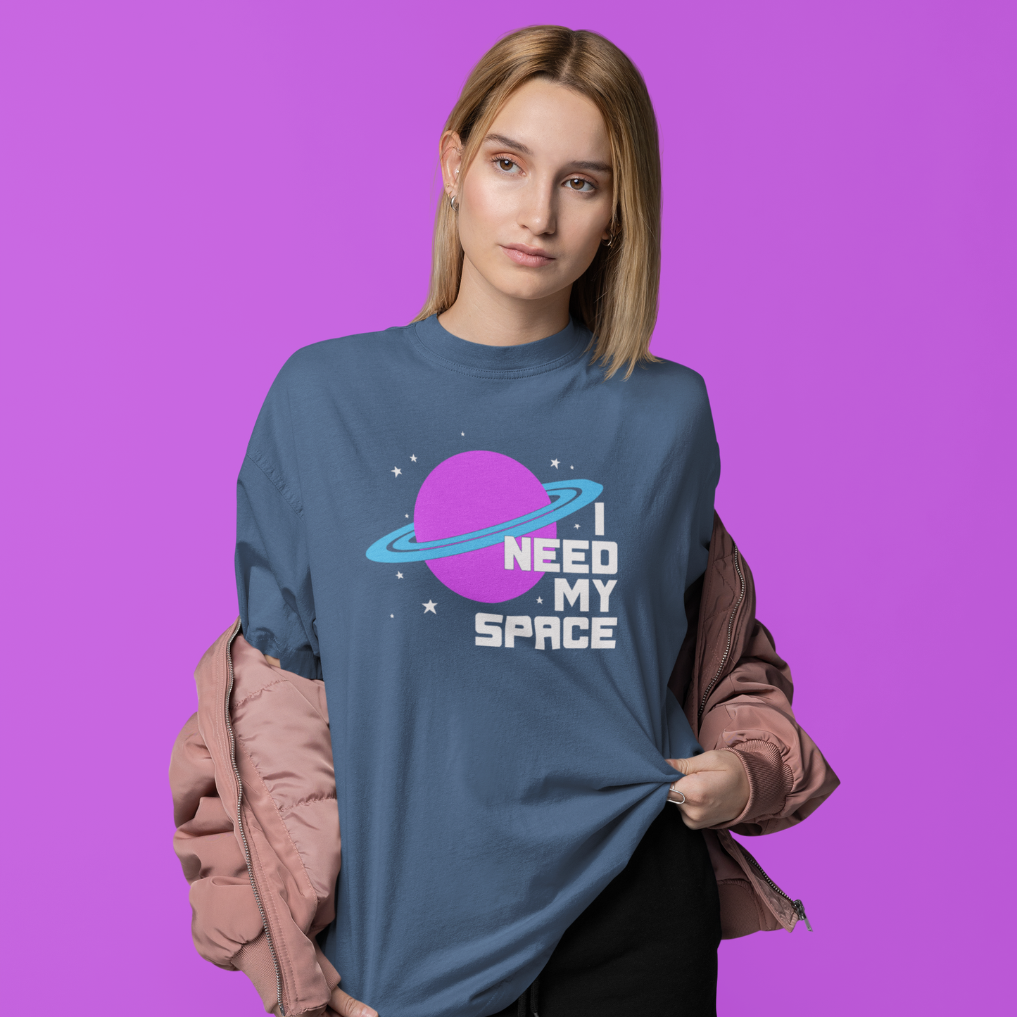 I Need My Space Funny Introvert Soft T-shirt Unisex Mens Womens Ultra Cotton Tee