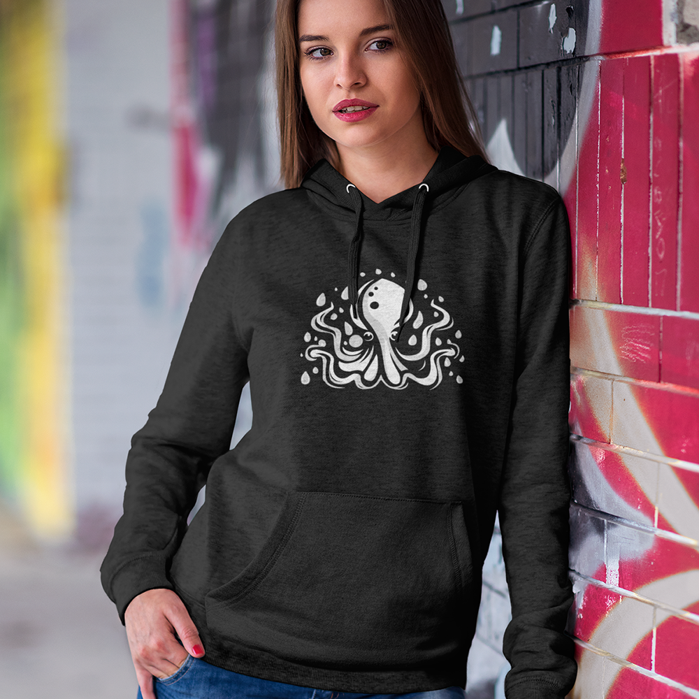 Elusive Octopus Pullover Hoodie Unisex Heavy Blend Hooded Sweatshirt